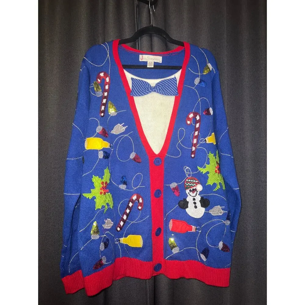 Ugly Christmas Sweater Xmas Size XL - Picture 1 of 3